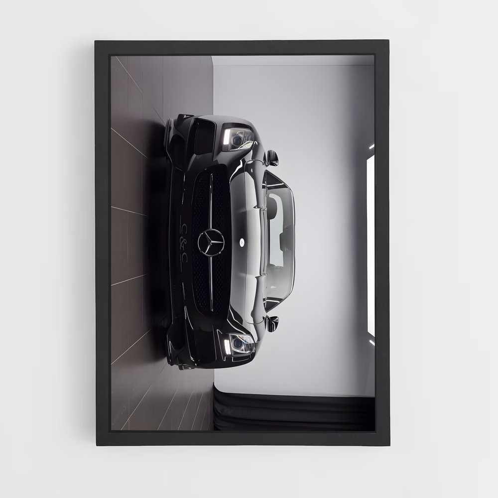 Poster Sls amg black series majestueux – affiche Mercedes (vue 2)